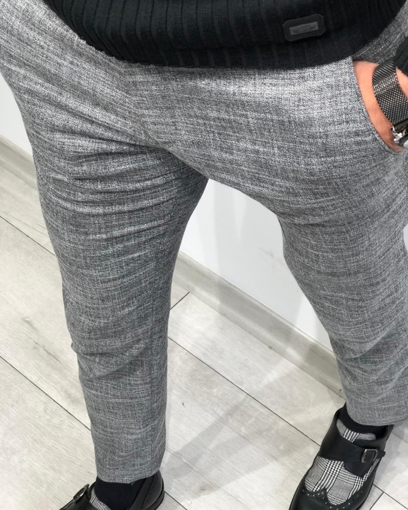 Gray Pants by Gentwith.com with Free Shipping