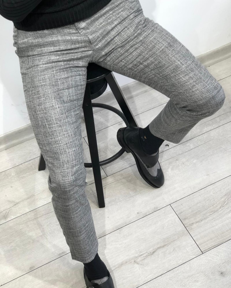 Gray Pants by Gentwith.com with Free Shipping