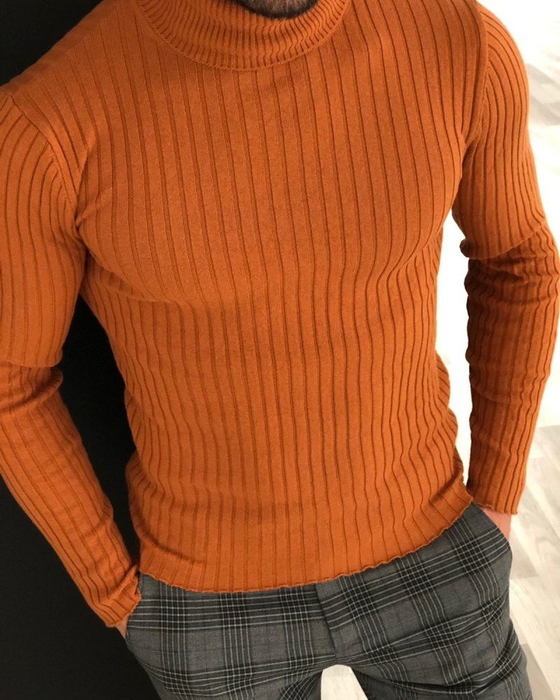 Tile Turtleneck Sweater by Gentwith.com with Free Shipping