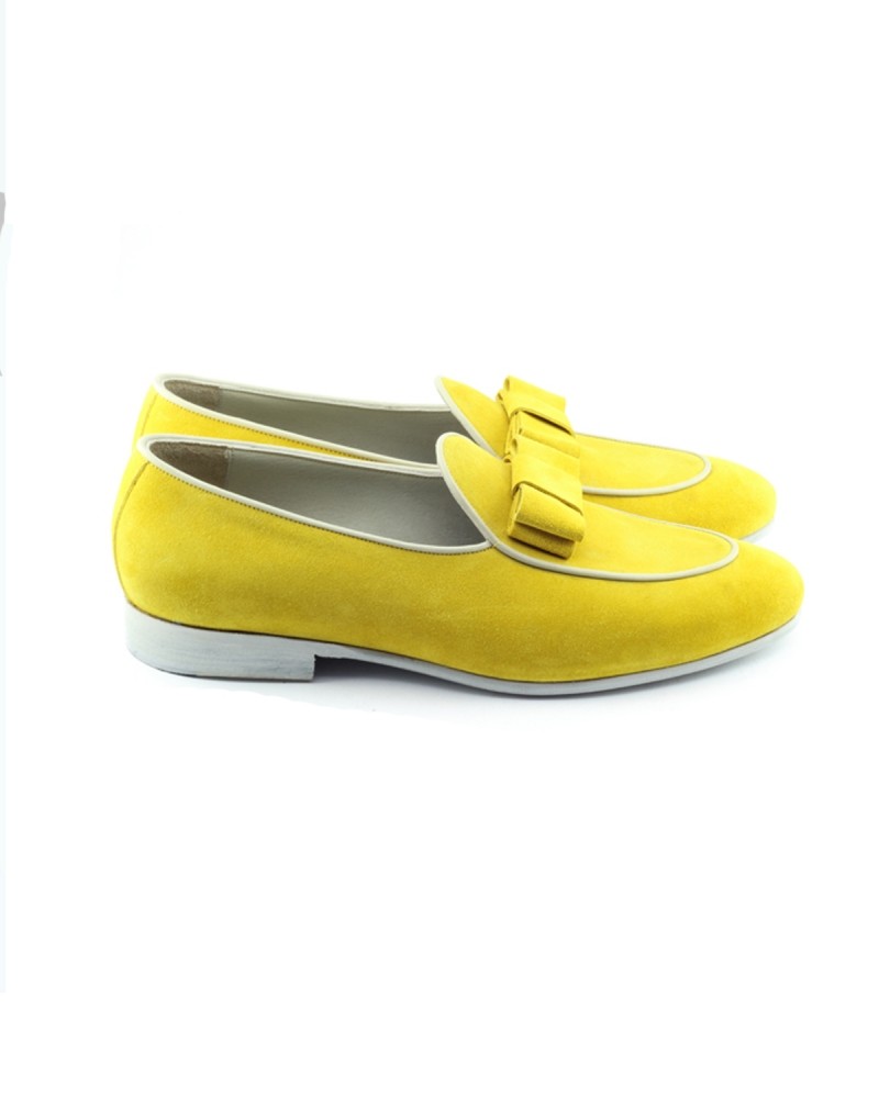 Lemon Handmade Calf Leather Bespoke Shoes by Gentwith.com with Free Shipping