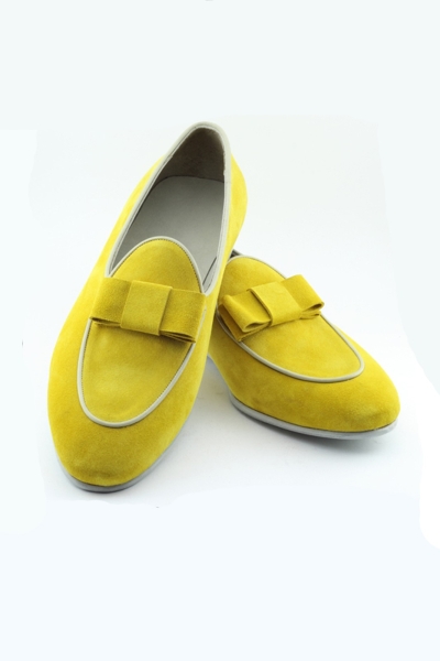 Yellow Tuxedo Loafers