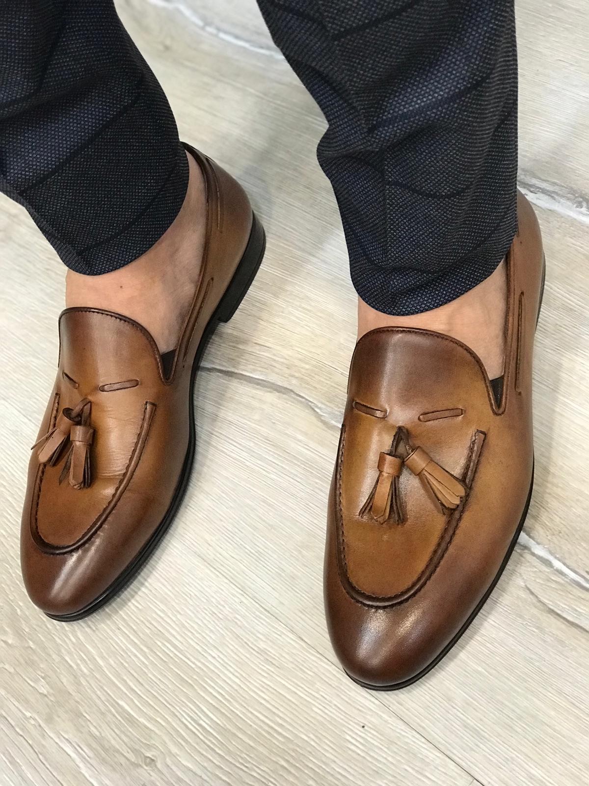 Buy Taba Tassel Loafer by Gentwith.com with Free Shipping