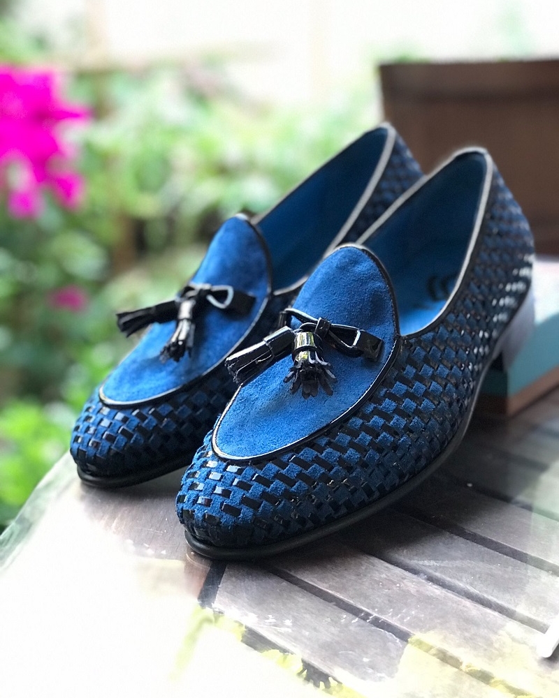 The Heritage Tassel Loafer - Blue
