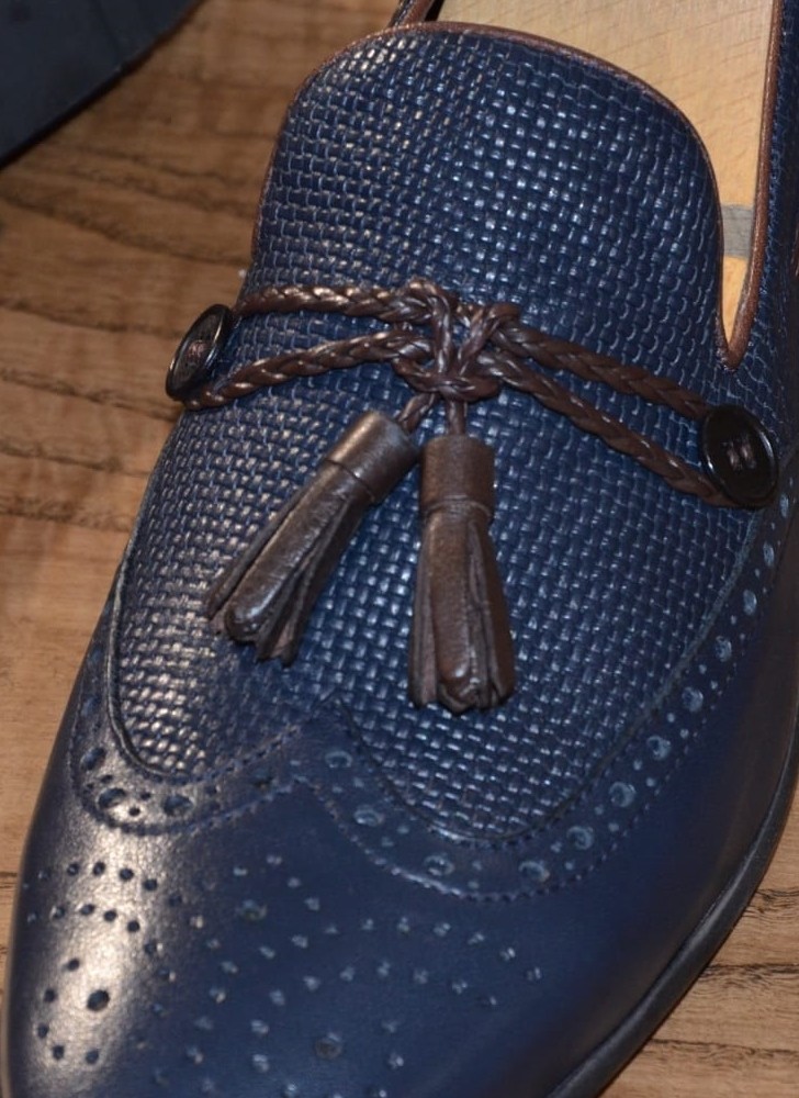 Blue Tassel Loafer by Gentwith.com with Free Shipping