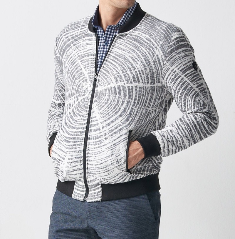 White Slim Fit Jacket by Gentwith.com with Free Shipping