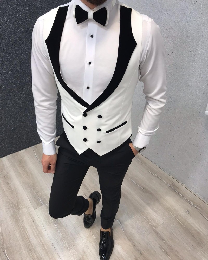 White Tuxedo by GentWith.com with Free Shipping