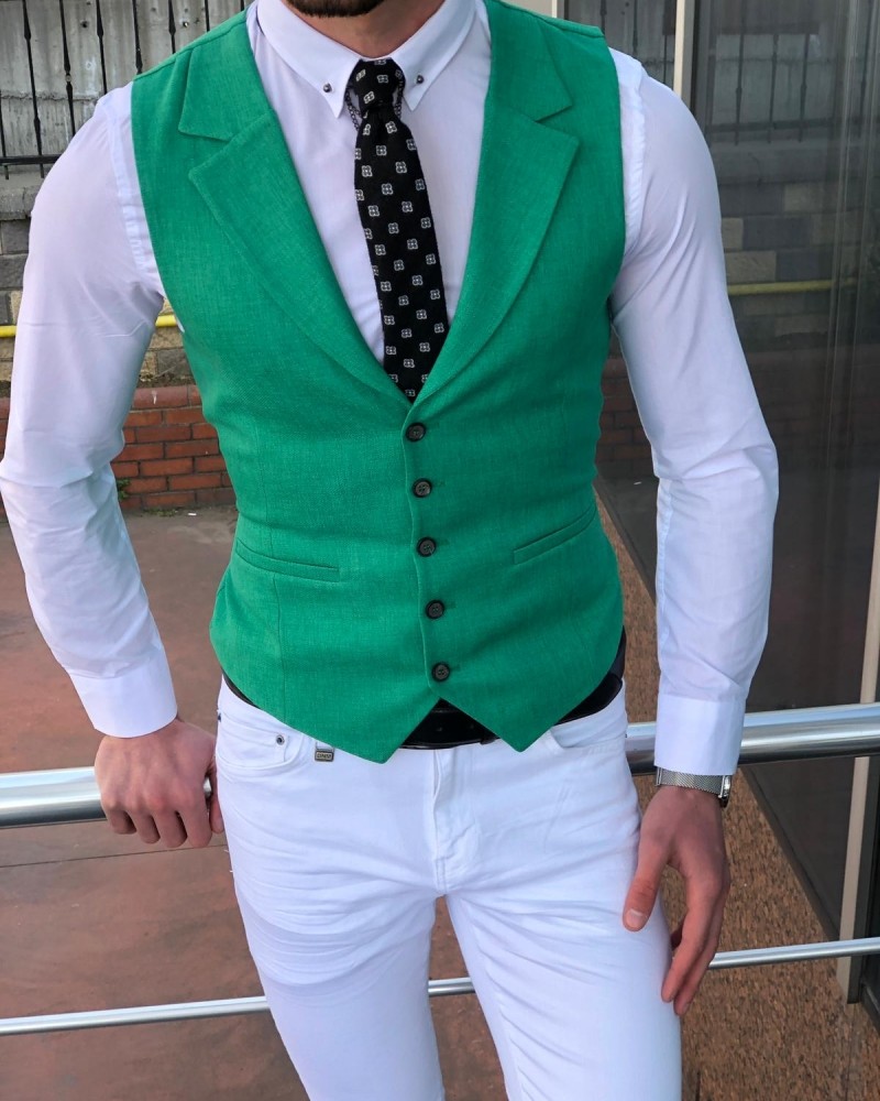 Green Vest by Gentwith.com with Free Shipping