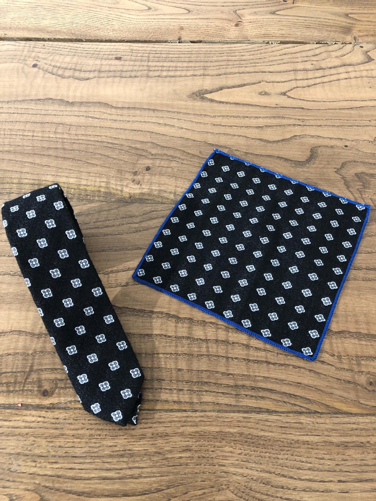 Buy Black Floral Skinny Tie by GentWith.com with Free Shipping