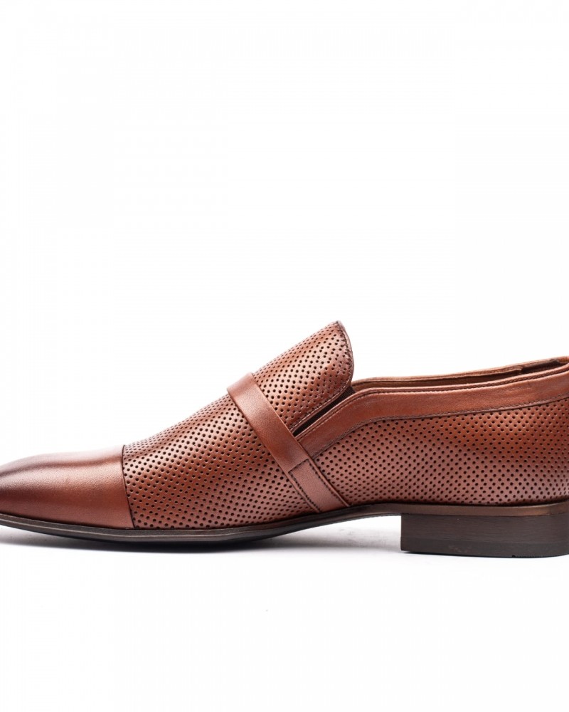 Tan Cap Toe Loafer by GentWith.com with Free Shipping