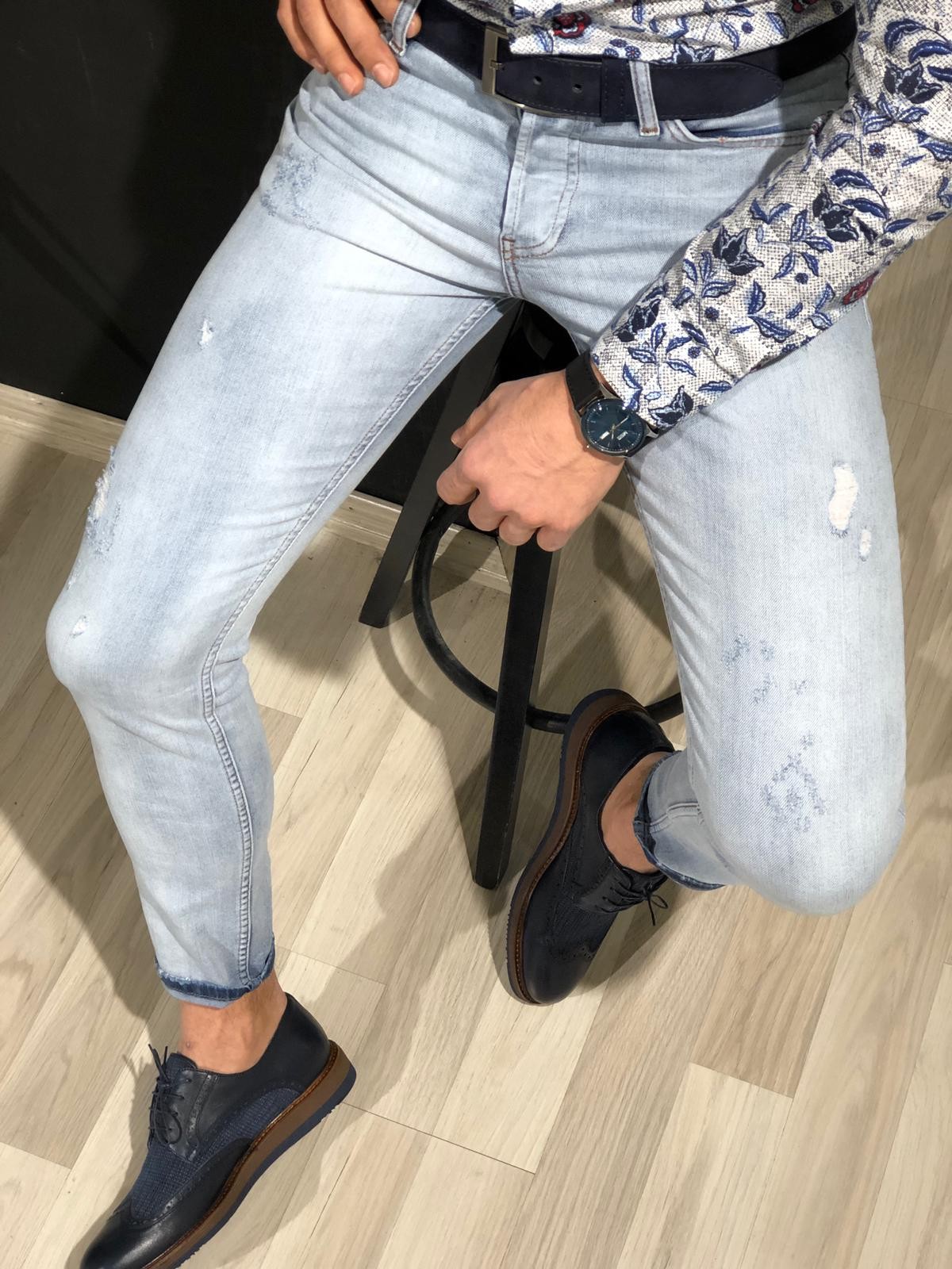 Victorious Men's Slim Fit Colored Denim Jeans Stretch Pants GS21 - FREE  SHIP | eBay