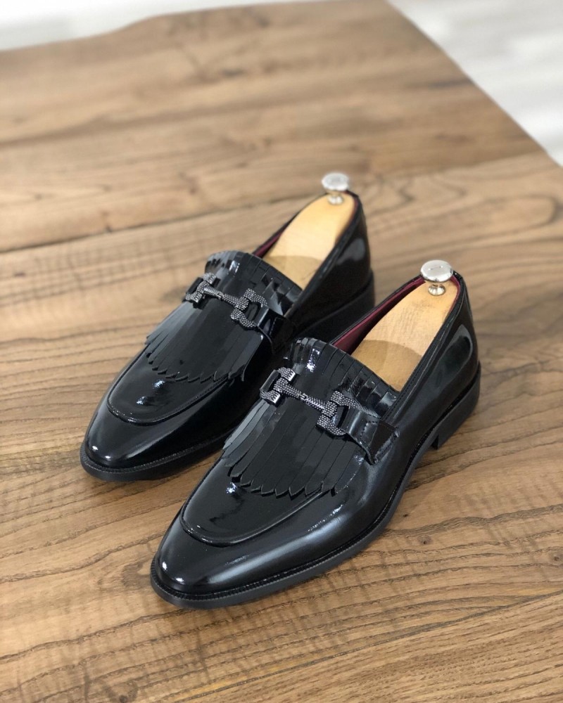 Black Kiltie Loafer by GentWith.com with Free Shipping