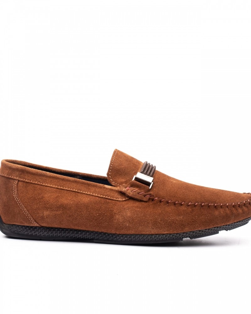 Buy Tan Suede Loafer by GentWith.com with Free Shipping