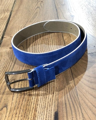 Sax Suede Belt by GentWith.com with Free Shipping