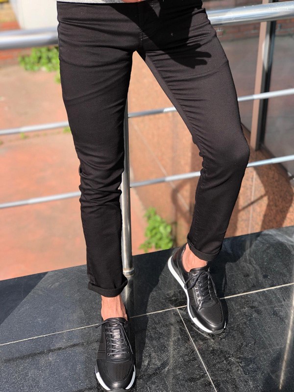 Black Jeans by GentWith.com with Free Shipping