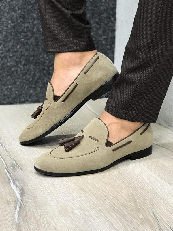 Buy Mink Tassel Suede Loafer by GentWith.com with Free Shipping