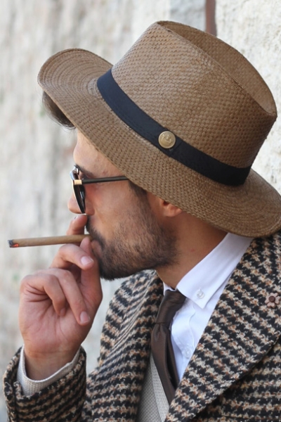 Brown Hat by GentWith.com with Free Shipping