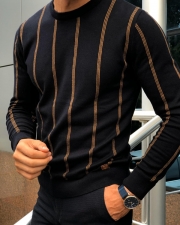 dark blue crew neck sweater