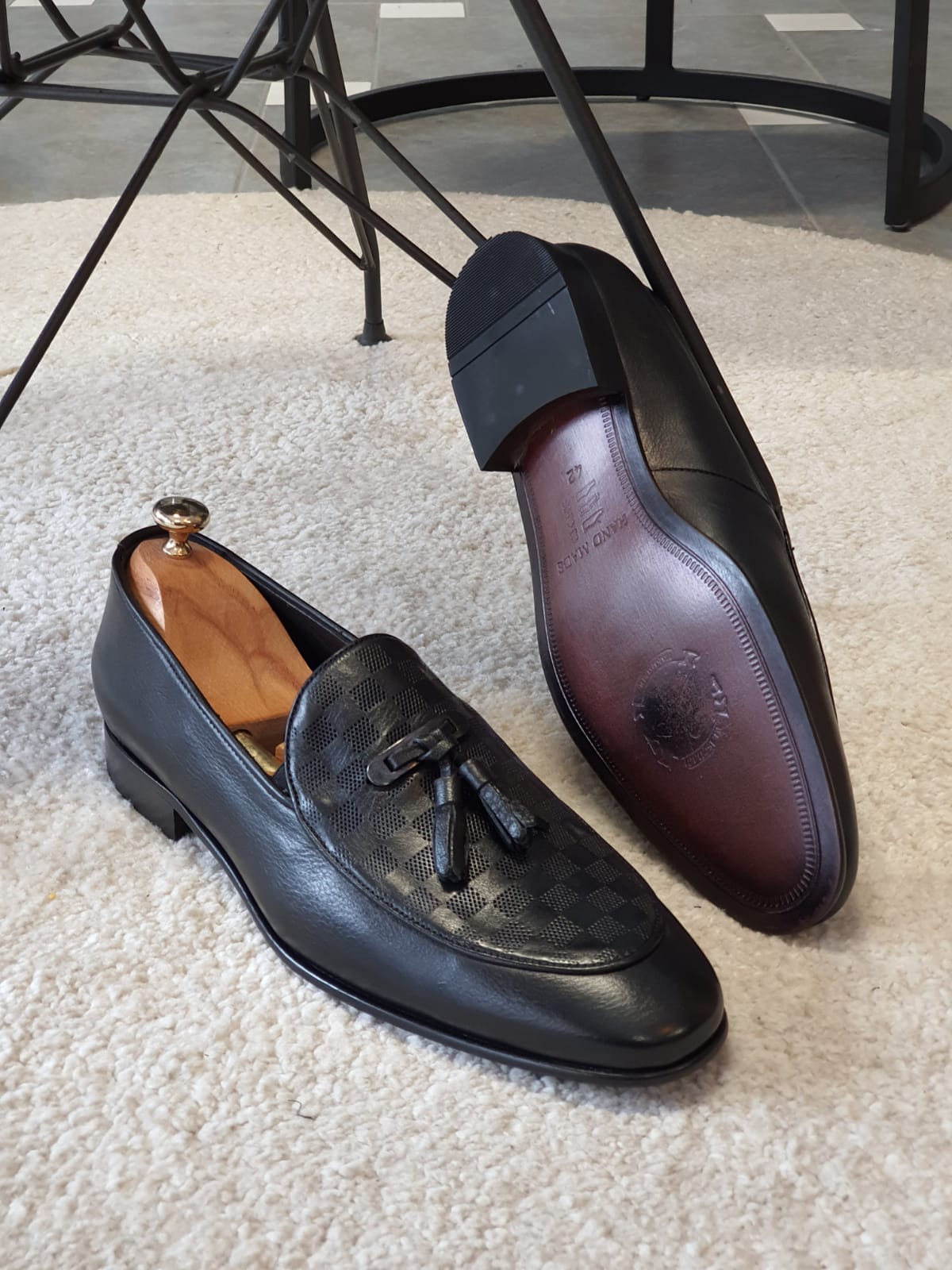 Buy Black Tassel Loafer by GentWith | Free Shipping