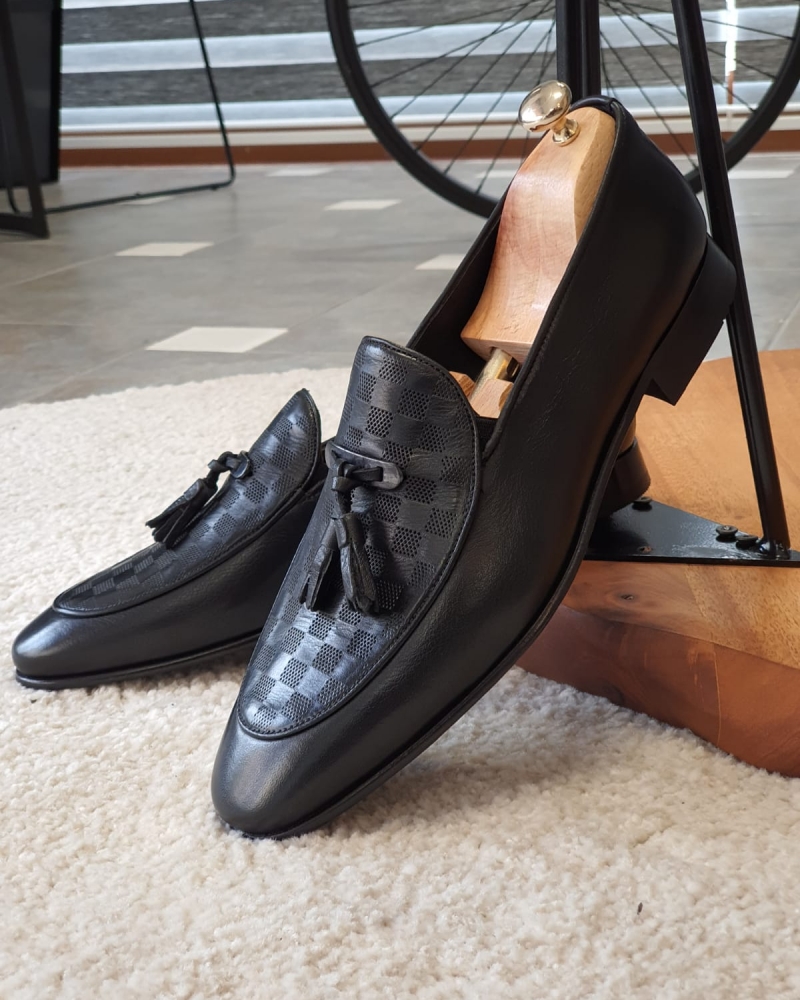 Buy Black Tassel Loafer by GentWith | Free Shipping