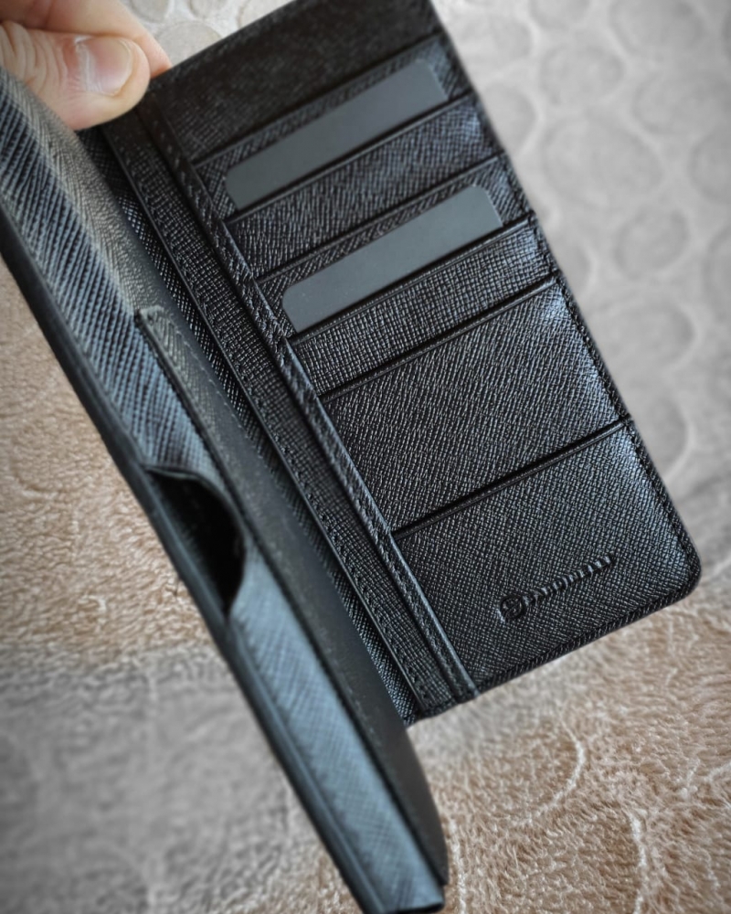 Black Leather Wallet by GentWith.com with Free Worldwide Shipping