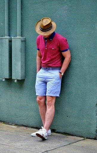 shorts and polo shirt