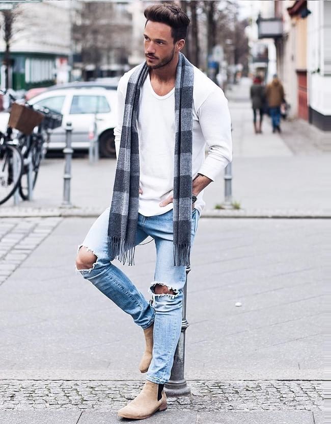 white shirt for men fashion