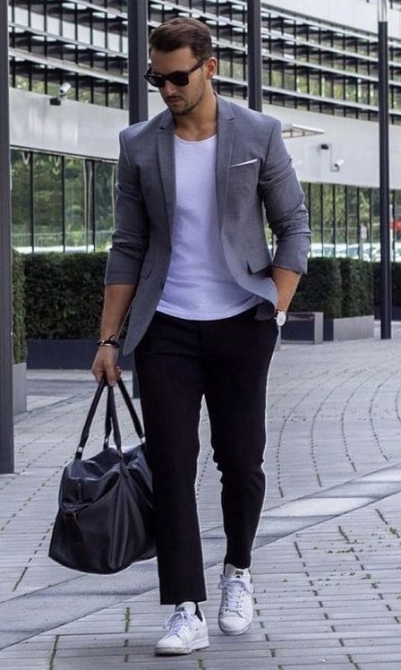 white t shirt style for man