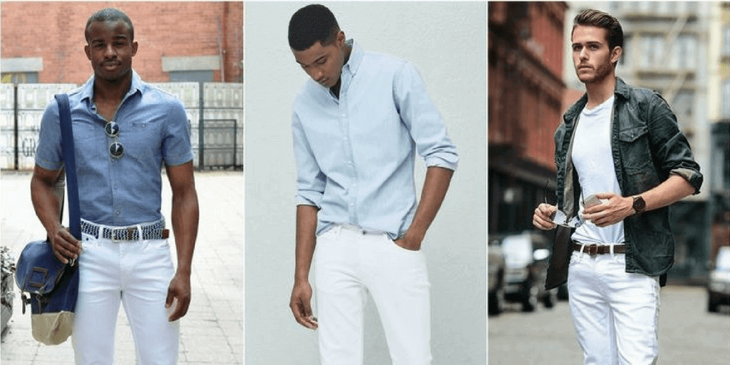 white jeans for men