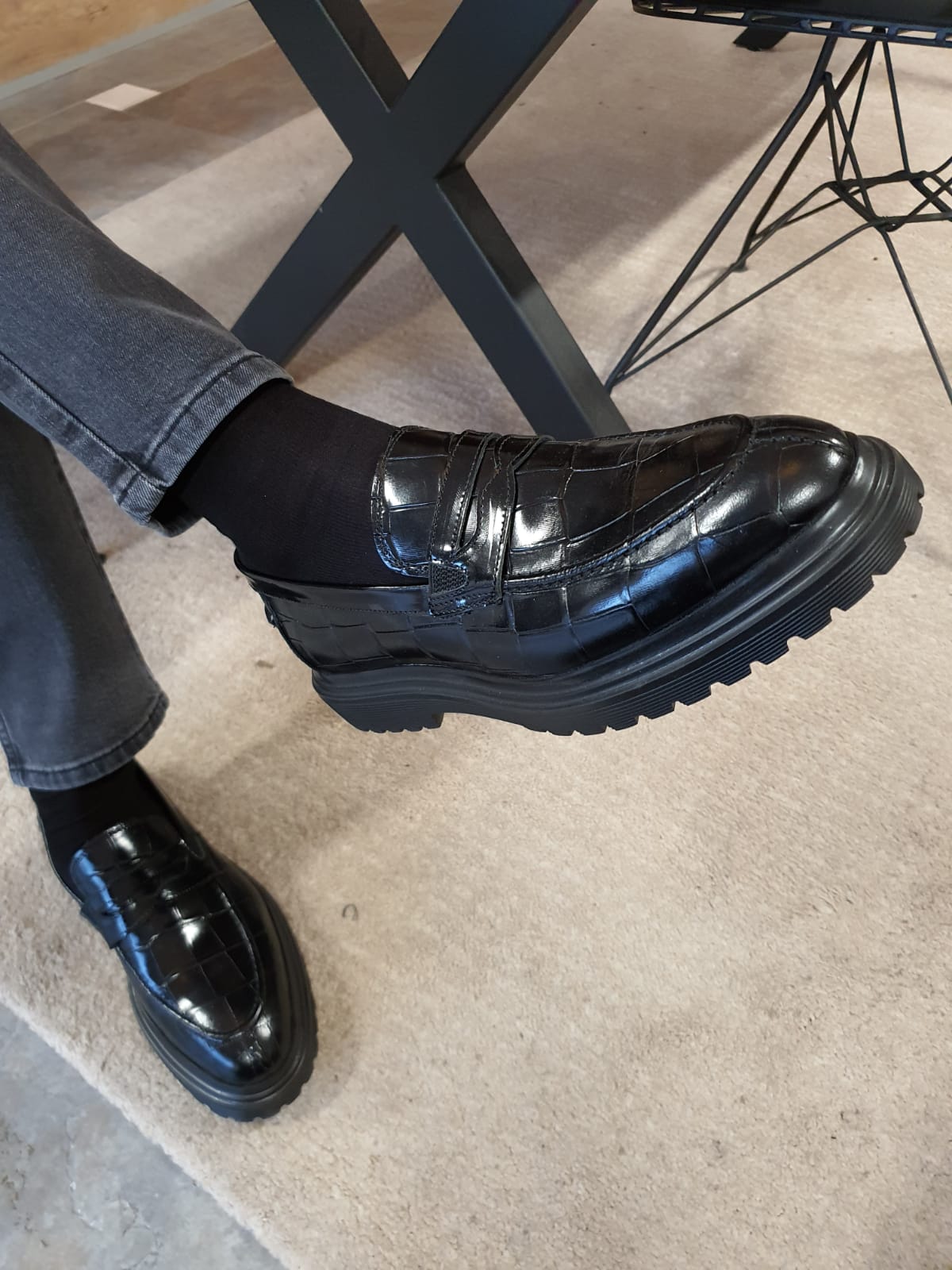 Buy Black Patent Leather Oxfords by GentWith.com with Free