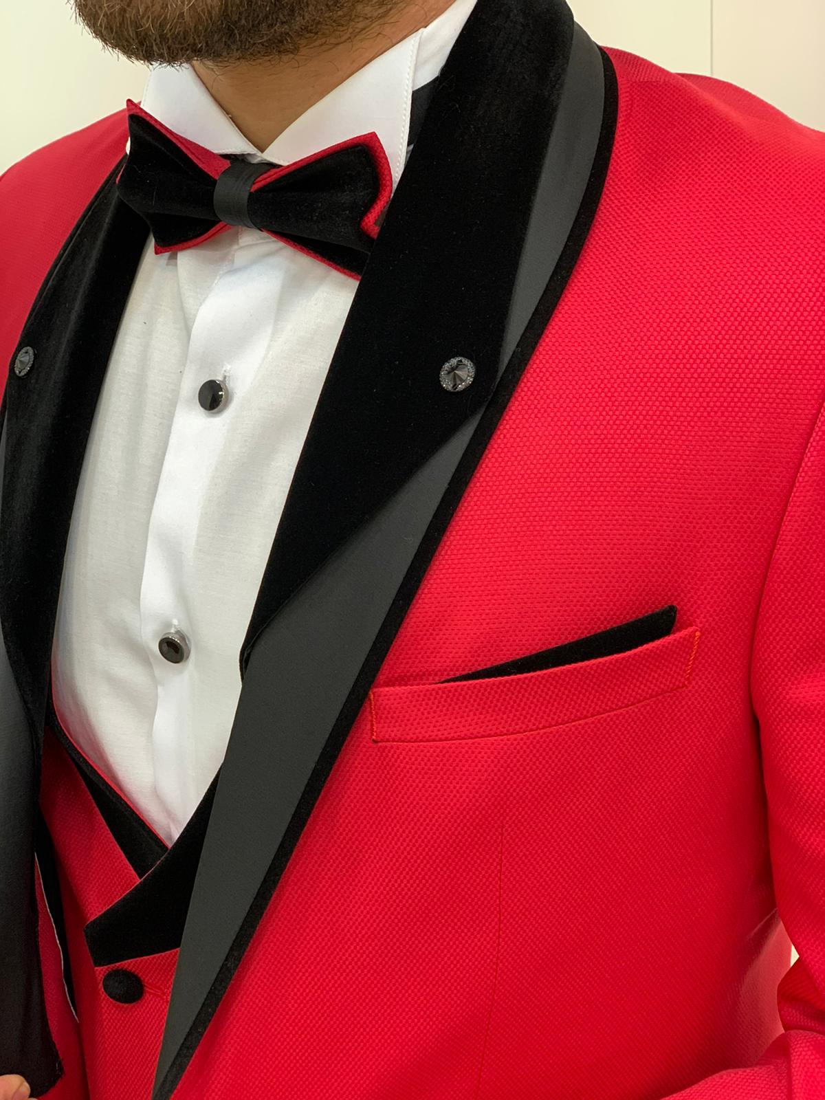 Ruby Red Velvet - Top Tier Tux