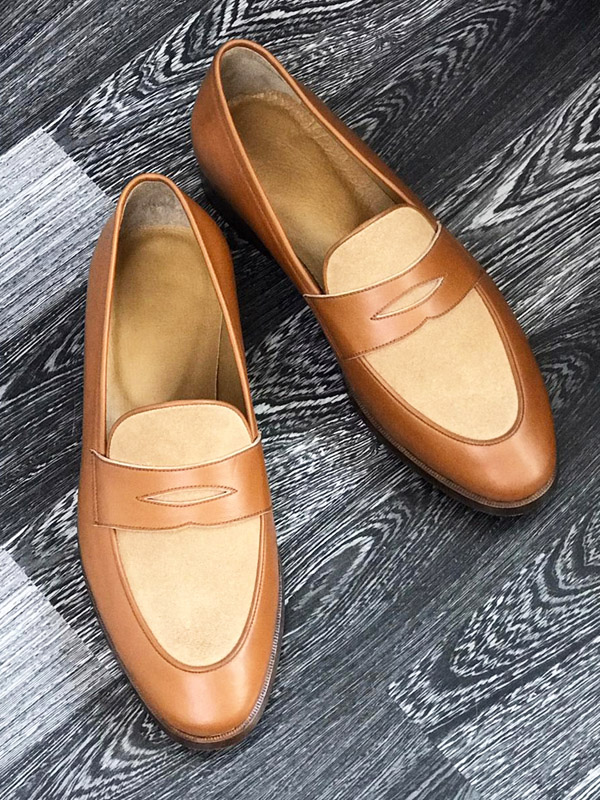 Handmade 2024 penny loafers