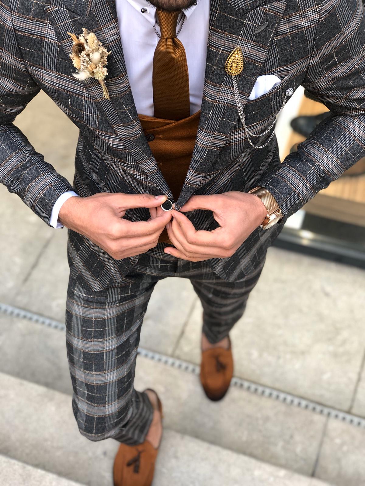10 Dashing Grooms in Plaid & Tweed Jackets by GentWith Blog