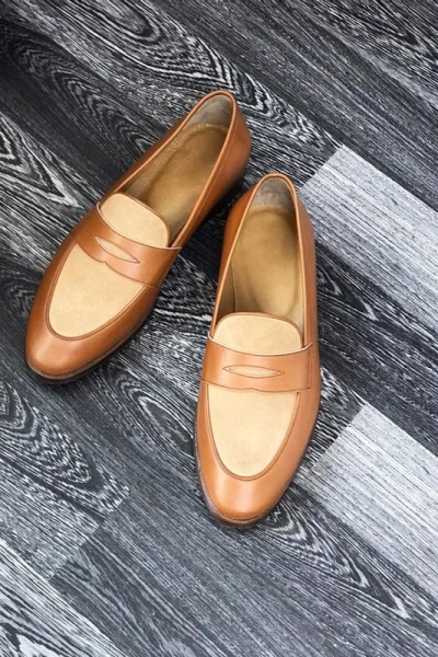 Brown Penny Loafers