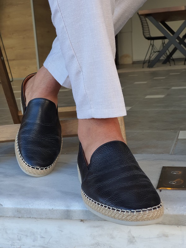 Buy Black Slip-On Loafers by GentWith.com | Worldwide Shipping