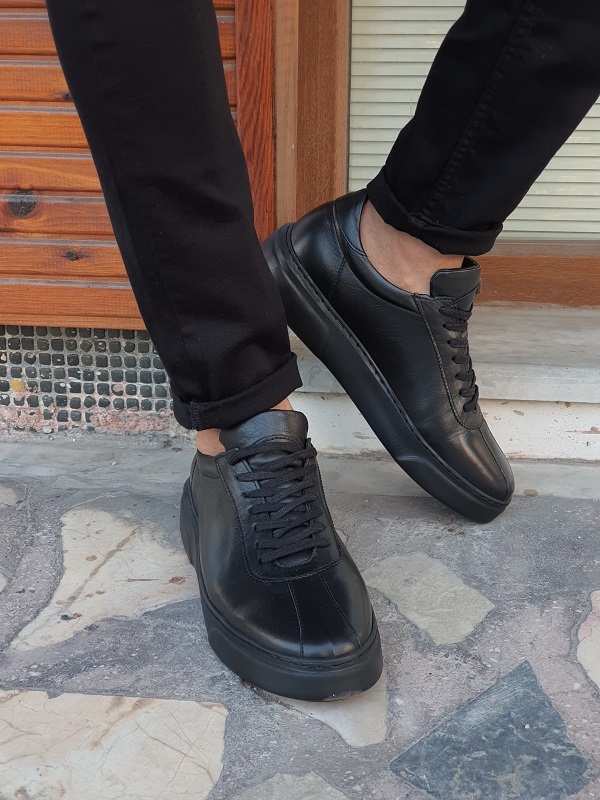 Black Laced Boots for Men by GentWith.com | Worldwide Shipping
