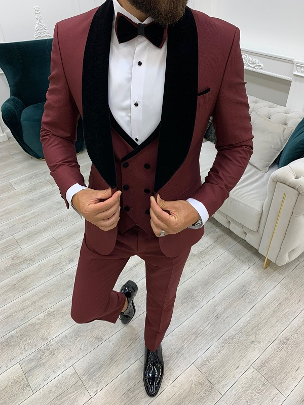 Burgundy Tuxedo Wedding | peacecommission.kdsg.gov.ng