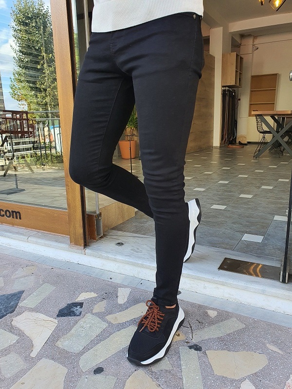 GentWith Enid Black Slim Fit Pants 