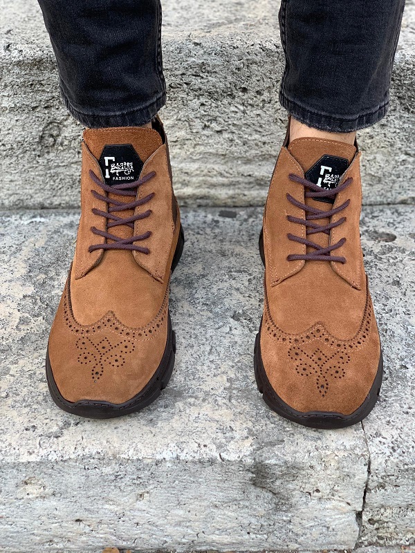 tan suede lace up boots