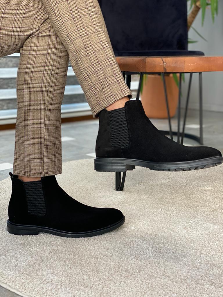 Black Chelsea Boots for Men by GentWith | Worldwide Shipping