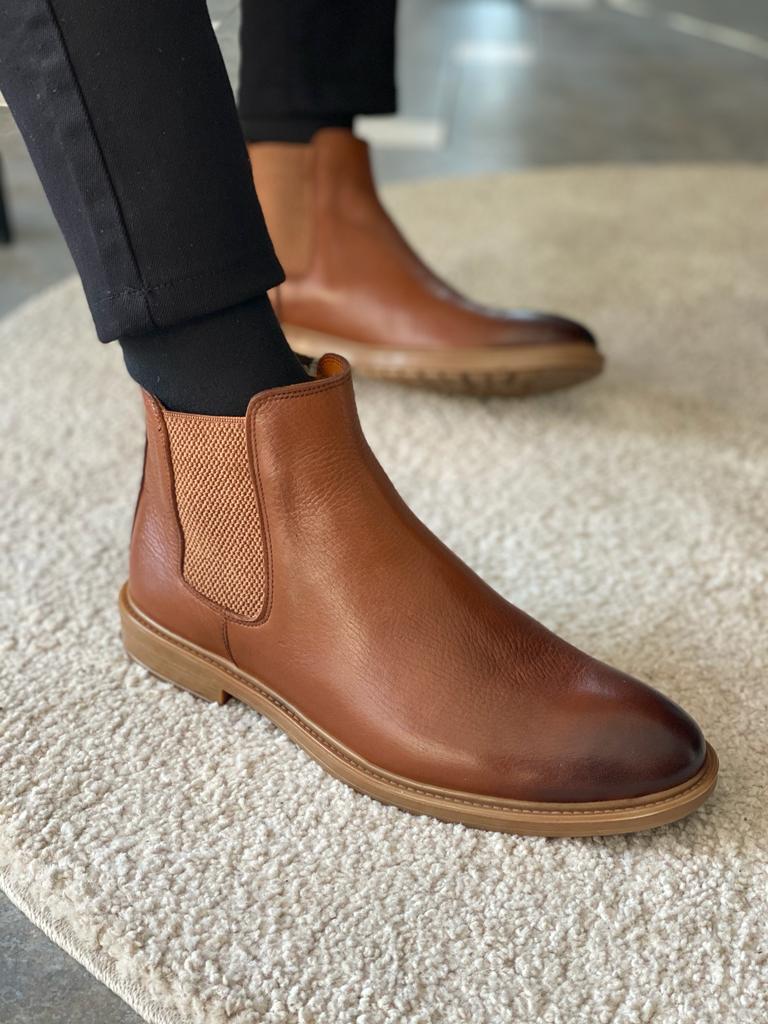 GentWith Empire Brown Chelsea Boots 