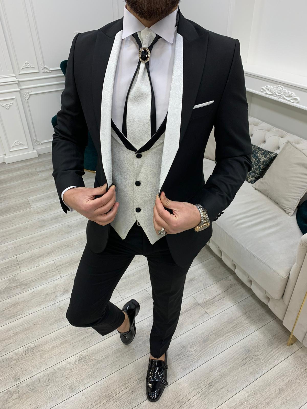 Men Tuxedo Suit | Wedding Tuxedo | Mens Dinner Suits | Groom Tuxedos & Tie