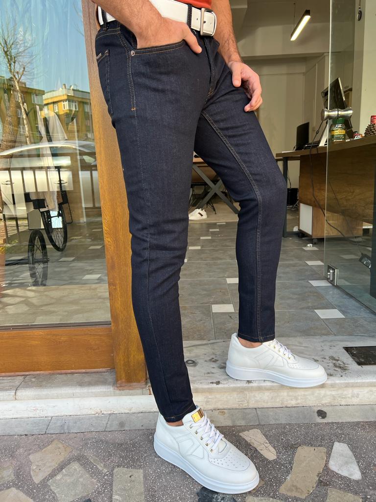 Vooruitzien Ziekte veteraan Black Slim Fit Jeans for Men by GentWith.com | Free Worldwide Shipping