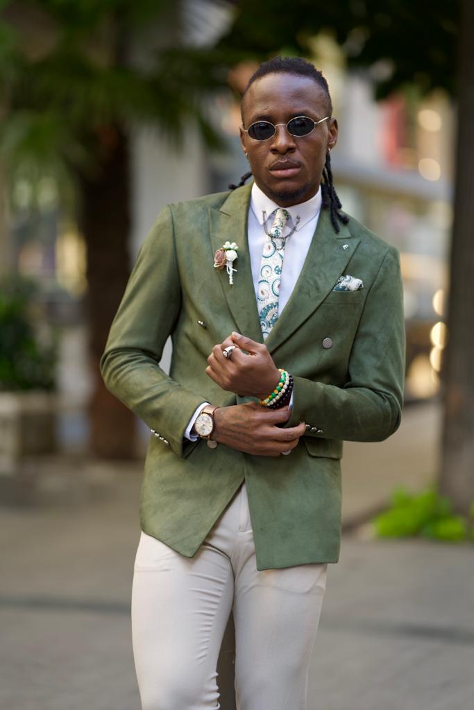 Green blazer outlet men