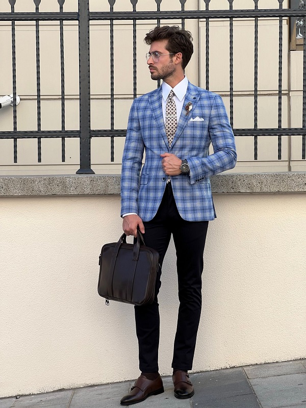 Grey Check Blazer Outfits For Men (222 ideas & outfits)