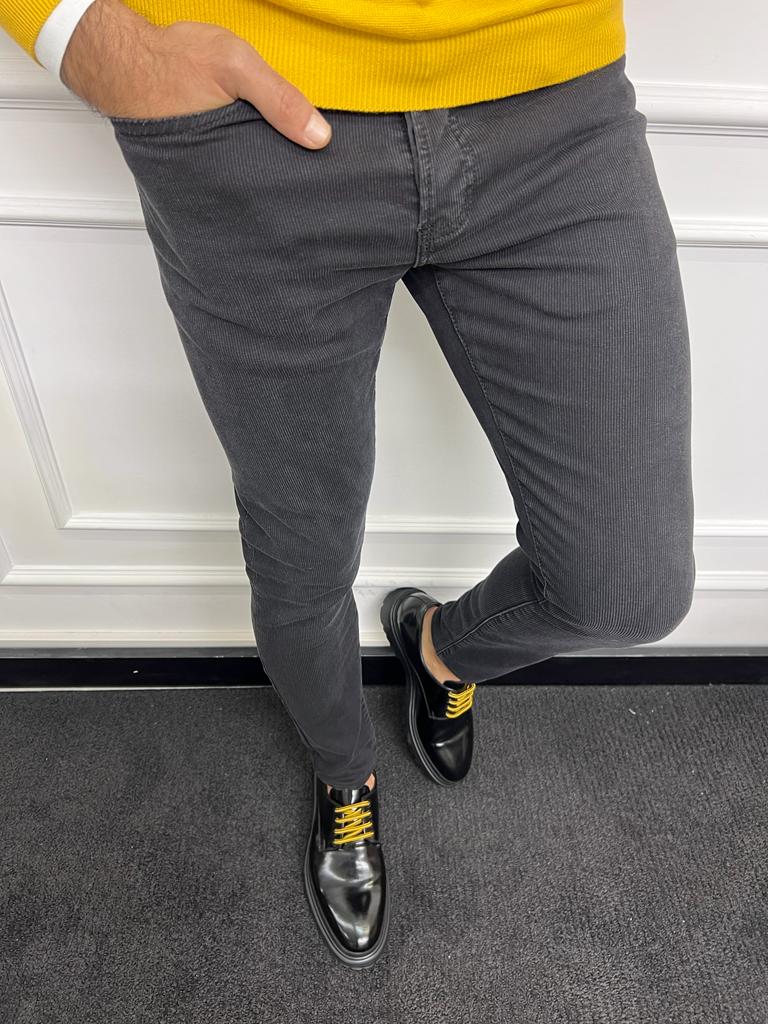 GentWith Sioux Black Slim Fit Jeans 