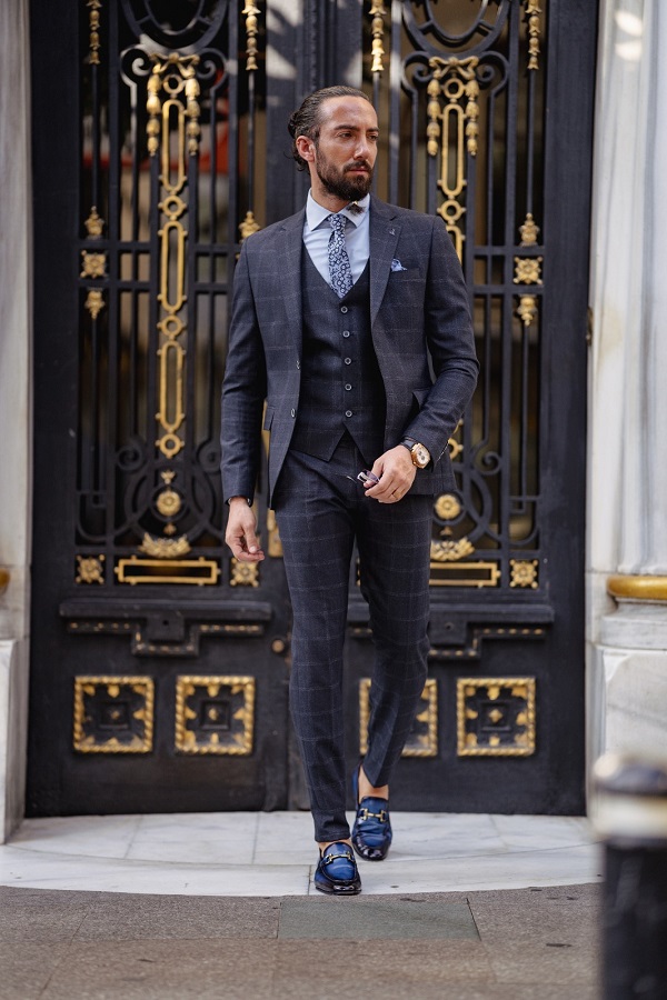 GentWith Henderson Black Slim Fit Suit