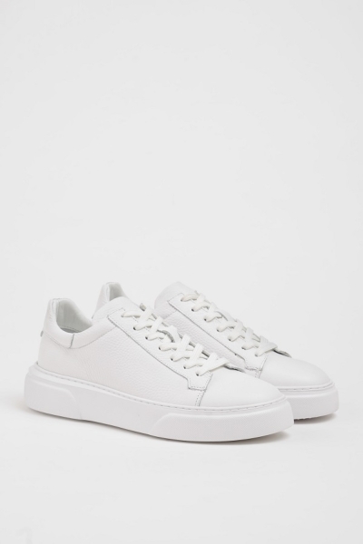 Men's White Low Top Sneakers