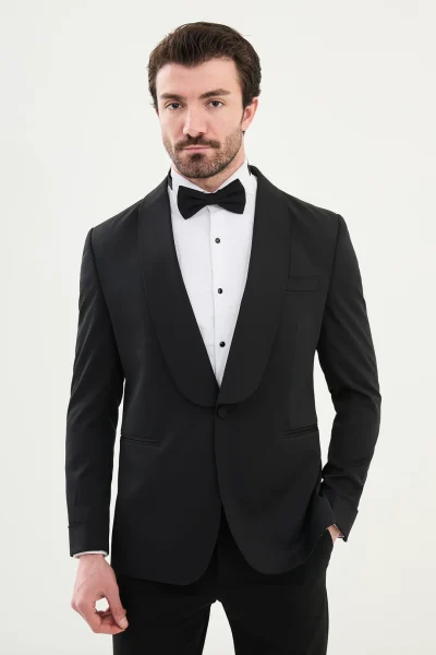 Black Slim Fit Tuxedo