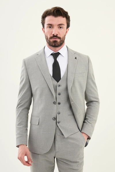 Grey 3 Piece Suit
