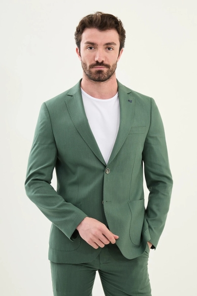 Green Mens Summer Suit